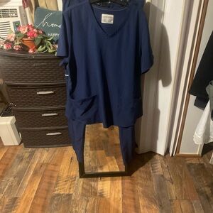 Skechers Navy Blue Women's Scrub Set